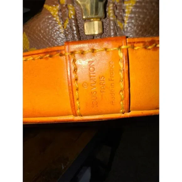 Louis Vuitton Monogram Alma PM Vintage 1994 Satchel Bag Brown with dust bag - Picture 5 of 16